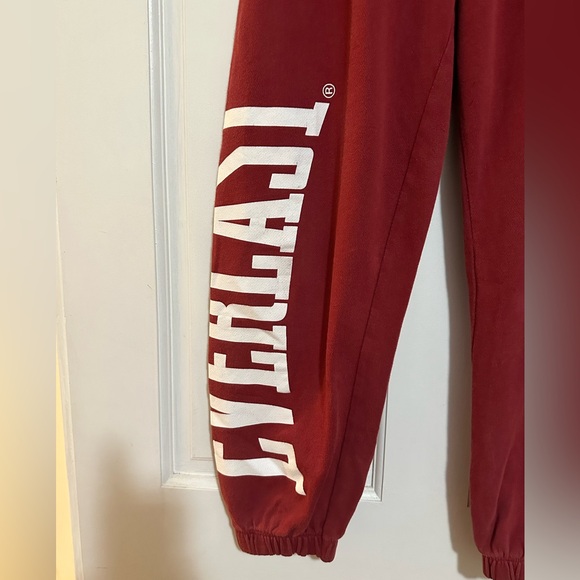 {Zara X Everlast} Cool Athletic Sweatpants Burgundy kids Sz 11-12 Yrs - Picture 5 of 16